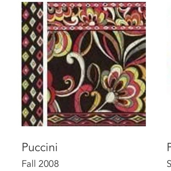 VERA BRADLEY Puccini Velcro Mini Hipster Crossbody Brown Yellow Orange Floral - Picture 14 of 14